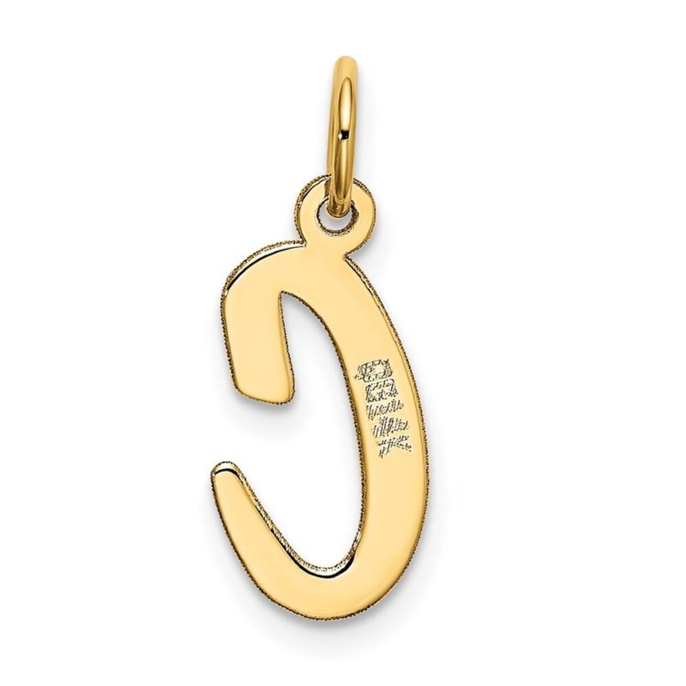 Kazi Luxury 14k Yellow Gold Medium Script Letter … - image 3